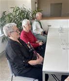 Návšteva seniorov a detí z jaslí v kultúrnom centre